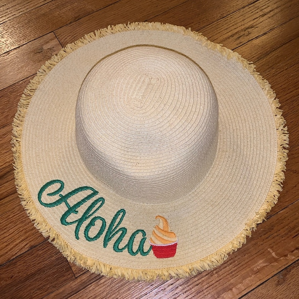 Disney Dole Whip Straw Sun Hat